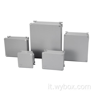 scatola di recinzione in alluminio pressofuso per impieghi gravosi con staffa per montaggio a parete giunzione elettrica in alluminio impermeabile IP67 hou